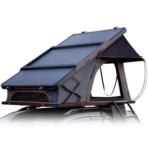 Trustmade Triangle Aluminium Black Hard Shell Grey Scout Max High Ridge Rooftop Tent Trustmade Triangle Aluminium Black Hard Shell Grey Scout Max High Ridge Rooftop Tent